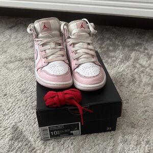 Jordan Kids Sneakers Pink and White